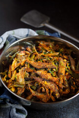 Kajoli Fish Chachchari with Seasonal Vegetables prepared in Bengali traditional style