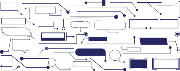 minimal callout title set, vector design. Ideal for infographics, presentations, web design, advertising. Easily customizable, clean layout