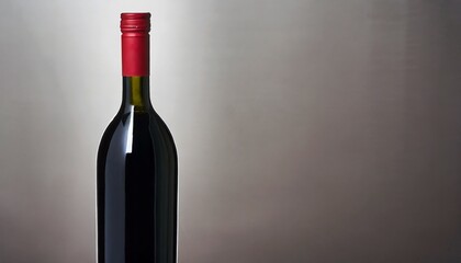 borgognotta bottle a red wine on white background