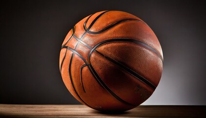 basketball against black