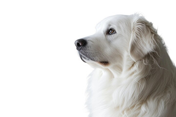 Great Pyrenees Dog on Transparent Background