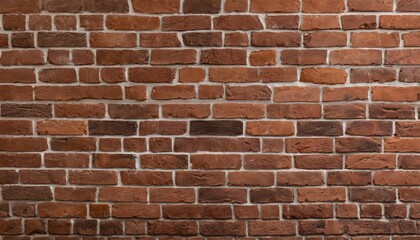 dark brown or red old brick wall panorama brickwork background or texture copy space for text or banner