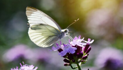 Obraz premium white butterfly