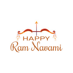 Happy Ram navami wishing social media post design - obrazy, fototapety, plakaty