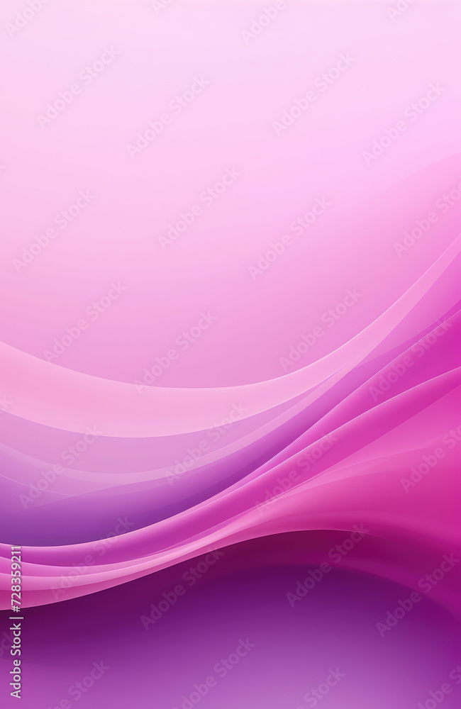 Poster abstract background in orchid funk color with empty space for text, purple background with curved sm
