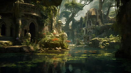 forest quiet background