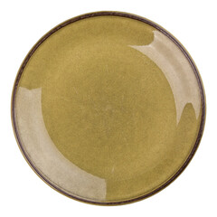 Empty ceramic round plate