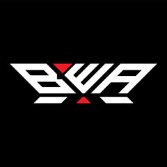 BWA letter logo vector design, BWA simple and modern logo. BWA luxurious alphabet design  