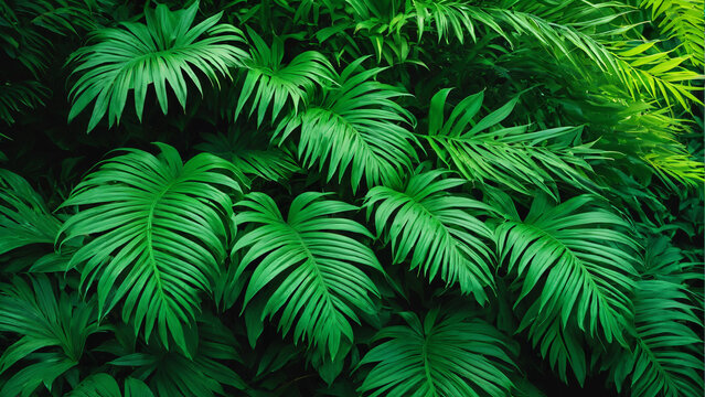 a close up of a bunch of green leaves on a tree © Ozgurluk Design