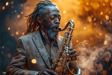 Smoke and Mirrors A Reggae-Inspired Saxophonist Takes the Stage Generative AI