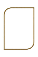 Golden geometric Thin line frames in art Luxury gold borders .