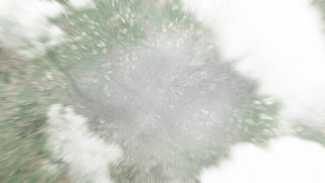 Earth zoom in from space to Bielefeld, Germany. Followed by zoom out through clouds and atmosphere into space. Satellite view. Travel intro. Images from NASA