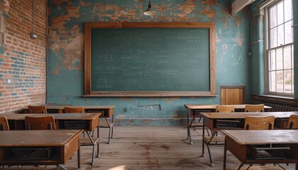 Chalkboard Classroom A Teacher's Paradise Generative AI