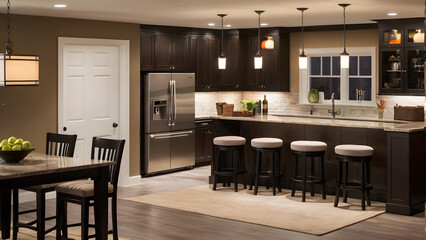 home,cozy room in the basement,Generative AI