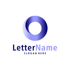 Modern letter O logo design vector. Creative O logo concepts template