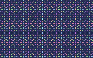 Ready to use colorful bookmark pattern background or texture over dark background.