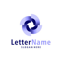 Modern letter O logo design vector. Creative O logo concepts template