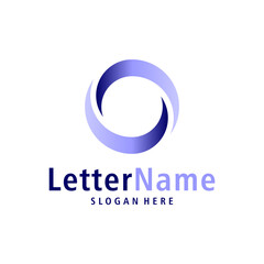 Modern letter O logo design vector. Creative O logo concepts template