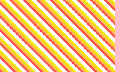 Ready to use pattern background or texture. Contains colorful stripes. Colorful variant. Red, yellow, and light color.