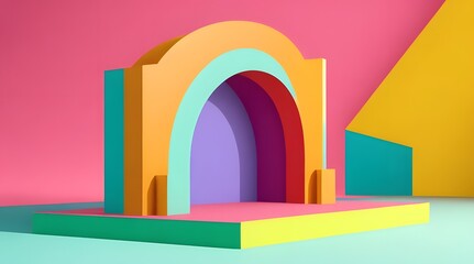 podium for product presentation