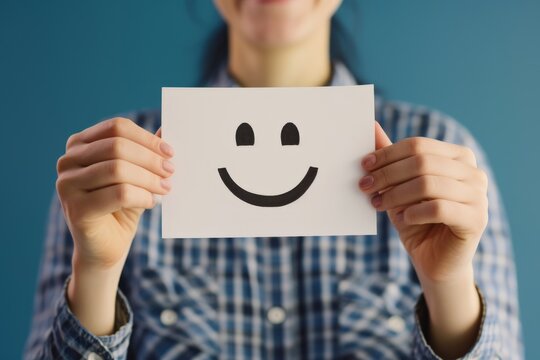 Happy Smiley Emoji survey feedback Emoticon, colored Symbol star rating. Smiling face customer support. Joyfull love big smile. counseling client rating and customer feedback