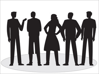 Dont you wish you were a part of this team. Cropped portrait of a diverse group businesspeople standing together after a successful discussion in the office.