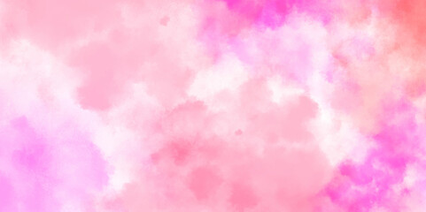 Pink watercolor background painted abstract coral shades aquarelle illustration. Hand painted vector illustration soft pink grunge texture background. 