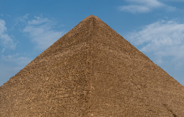 Fototapeta na wymiar Egyptian pyramid of Khufu Cheops