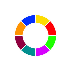 Pie Chart Infographic, Colorful Diagram