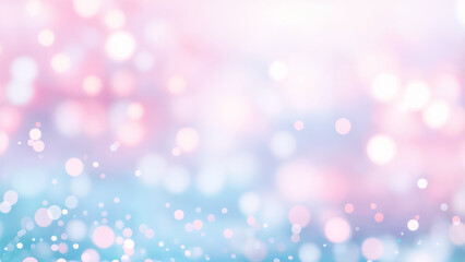 Fototapeta premium soft pastel gradient with bokeh lights in the background.