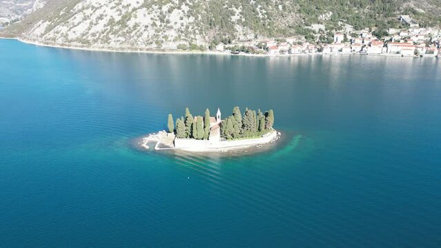 Kotor bay, Two islands, Montenegro