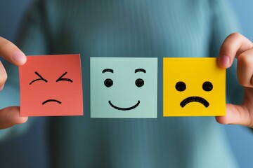 Positive Psychology Emoji affable Smiley, Icon Illustration sticky message. Smiling cartoon retaliation. Big grin hold tight happy smile. nod stress management