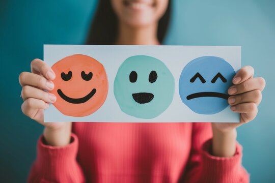 Positive Psychology Emoji cheerful Smiley, Icon Illustration automated visualization. Smiling cartoon acknowledgment. Big grin well being happy smile. speech delivery stress management