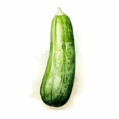 watercolor ground cucumber