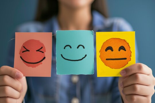 Positive Psychology Emoji heart to heart Smiley, Icon Illustration feedback. Smiling cartoon affection. Big grin pamper happy smile. gestures stress management