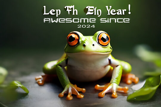 Leap year celebration image on 29th february. Generative ai