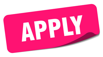 apply sticker. apply label