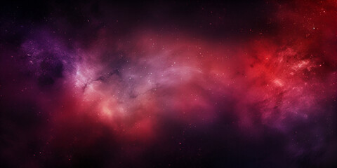 Nebula Colorful Red Space Wallpaper Night Background with Planets 
