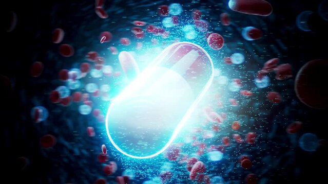 Conceptual animation of pharmacology