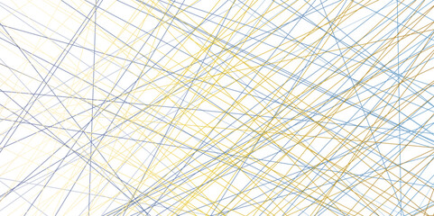 Abstract beautiful perfect random golden lines background. abstract blue lines with white background creative geometric triangle shape. perfect random abstract line background. Vector illustration.