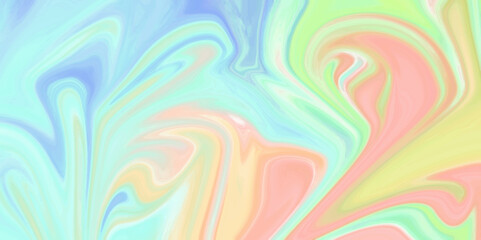 Obraz premium Abstract background of mixed shades of colorful nail polish with a marble pattern. Creative background colorful blue liquid paint. Bright and shinny blue background for any graphics design