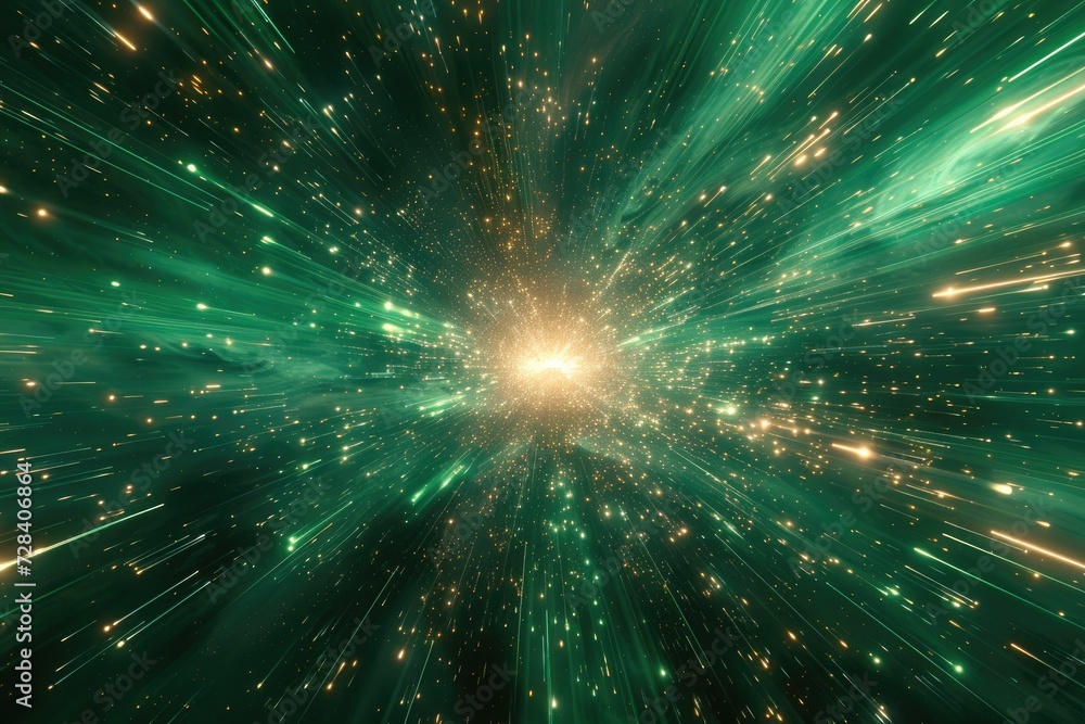 Wall mural universe abstract background. generative ai