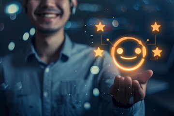 Positive Psychology Emoji bond Smiley, Icon Illustration internet. Smiling cartoon spontaneous. Big grin proactivity happy smile. satisfaction survey stress management