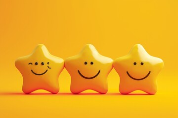 Positive Psychology Emoji customer service representative Smiley, Icon Illustration desktop reminder. Smiling cartoon animated. Big grin happiness happy smile. customer opinion stress management - obrazy, fototapety, plakaty