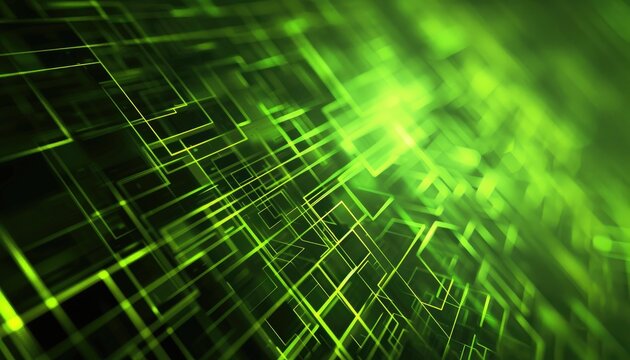Abstract green grid texture background