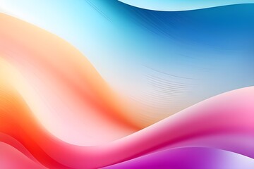 Blue and orange abstract background with a wavy design
