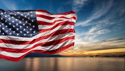 american wave flag