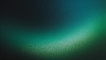 Fototapeta premium dark green blue grainy gradient background black abstract backdrop noise texture webpage header wide banner design