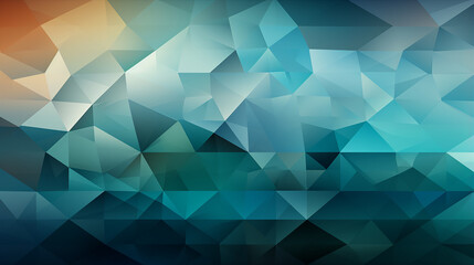 Obraz premium Teal_vector_flat_geometric_gradient_backgrou