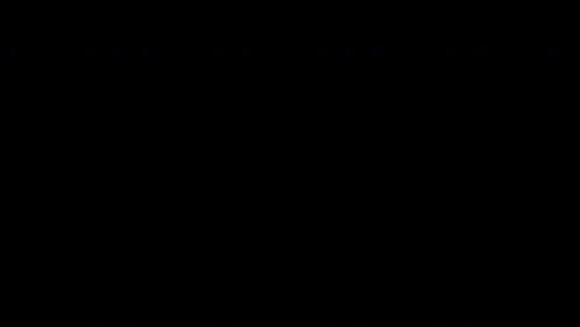 Abstract frog graphic animation. Alpha channel. Simple toad on transparent background motion design. 4K resolution